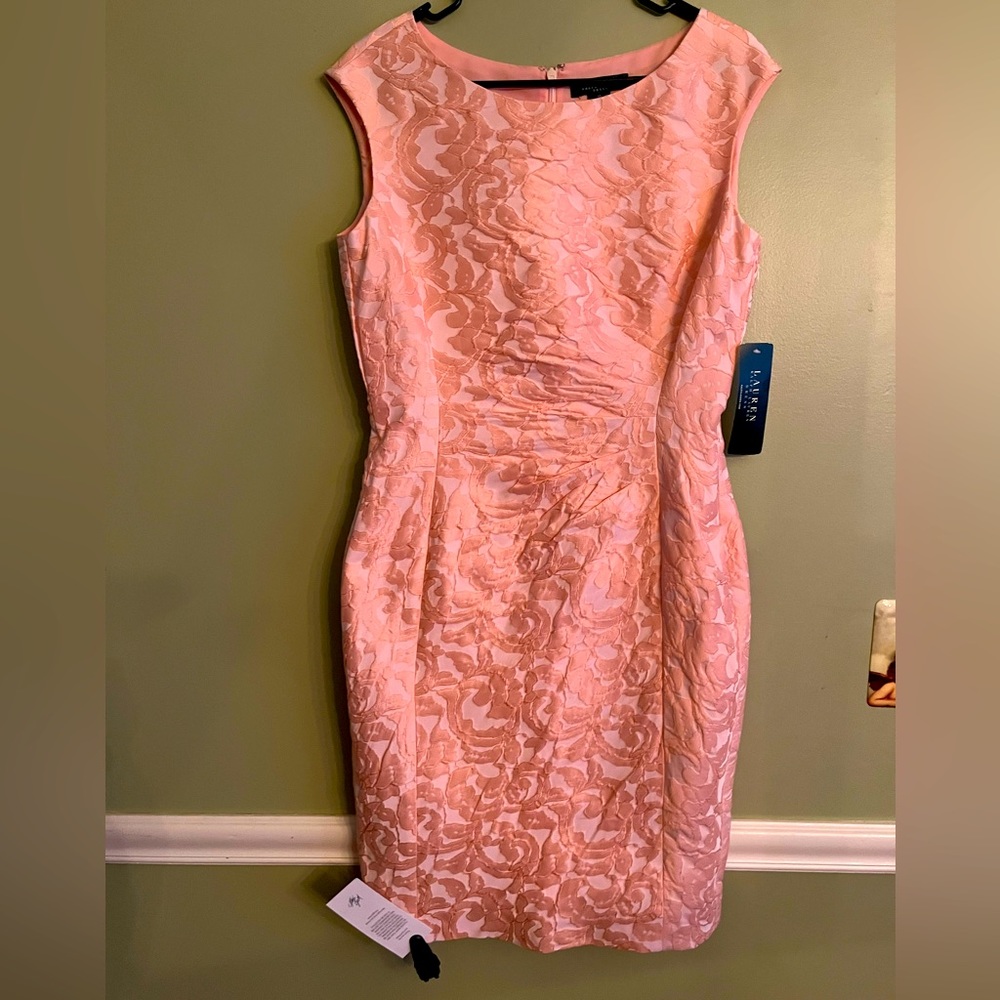 Ralph Lauren Soft Peach Color Dress